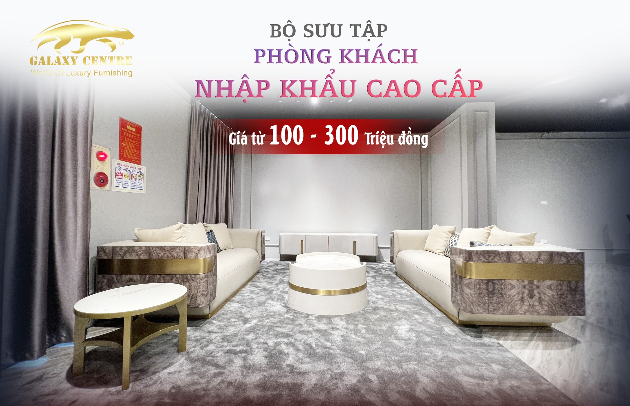 BST PHÒNG KHÁCH NHẬP KHẨU CAO CẤP 100 - 300 TRIỆU