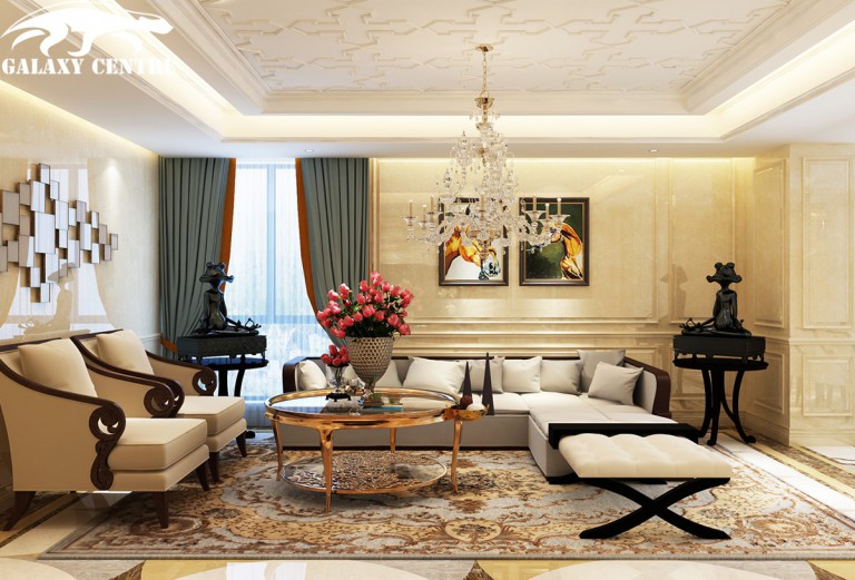 Bộ Sofa Bàn Trà Phòng Khách Đẹp PK1030