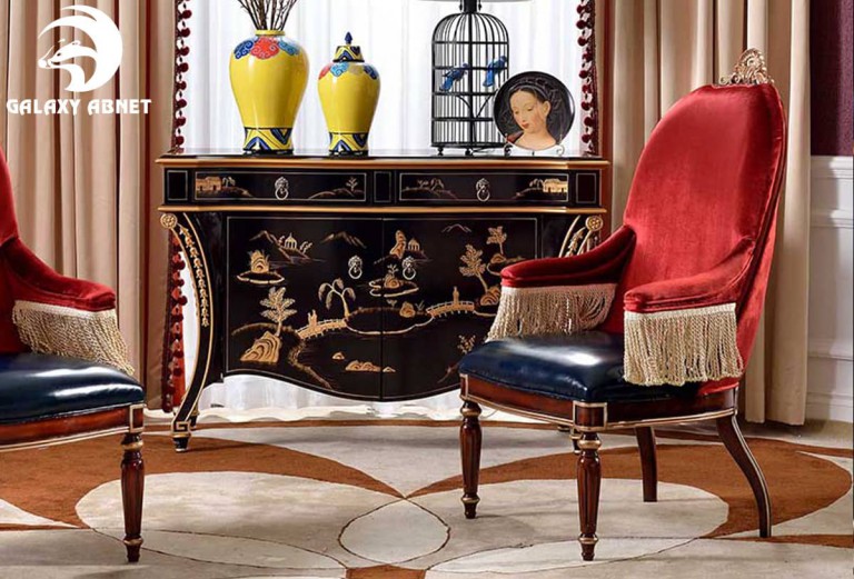 Ghế Bành Gỗ Tân Cổ Điển Abnet AG-MZ-808Y