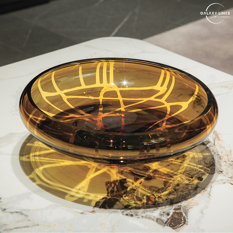 Light amber with chrome markings